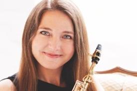 Saxophonist Susan Fancher